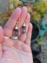 Load image into Gallery viewer, Fluorite Drop Earrings
