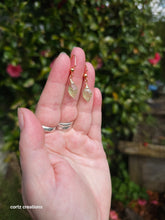 Load image into Gallery viewer, Prehnite Drop Earrings
