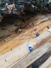 Load image into Gallery viewer, Kyanite (Blue) Threader Earrings
