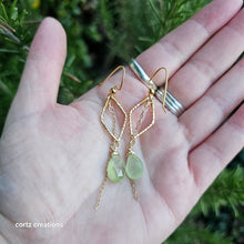 Load image into Gallery viewer, Prehnite Earrings
