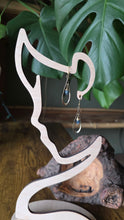 Load image into Gallery viewer, Moss Kyanite (Deep Electric Blue)  Drop Dangle Earrings
