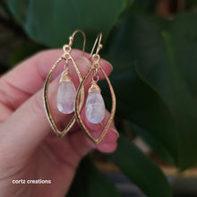 Load image into Gallery viewer, Rainbow Moonstone Earrings
