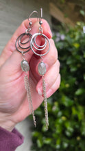 Load image into Gallery viewer, Green Kyanite Earrings
