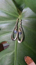 Load image into Gallery viewer, Moss Kyanite (Deep Electric Blue)  Drop Dangle Earrings
