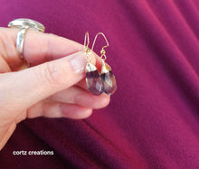 Load image into Gallery viewer, Fluorite Drop Earrings
