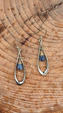 Load image into Gallery viewer, Moss Kyanite (Deep Electric Blue)  Drop Dangle Earrings
