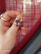 Load image into Gallery viewer, Fluorite Drop Earrings

