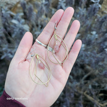 Load image into Gallery viewer, Strawberry Quartz Earrings
