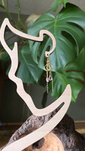 Load image into Gallery viewer, Pink Tourmaline Drop Dangle Mini Hoop Earrings
