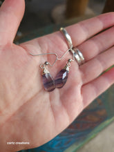 Load image into Gallery viewer, Fluorite Drop Earrings
