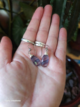 Load image into Gallery viewer, Fluorite Drop Earrings
