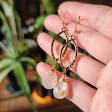 Load image into Gallery viewer, Rutilated Quartz Earrings
