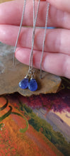 Load image into Gallery viewer, Tanzanite Threader Earrings

