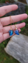 Load image into Gallery viewer, Labradorite Drop Earrings
