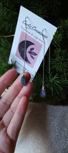 Load image into Gallery viewer, Ruby Zoistite Threader Earrings
