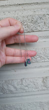 Load image into Gallery viewer, Ruby Zoistite Threader Earrings
