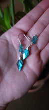 Load image into Gallery viewer, Labradorite &amp; Apatite Drop Dangle Earrings
